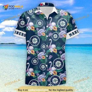 Seattle Mariners MLB Hawaiian Shirt Tropical Pattern Beach Gift For Baseball Fans