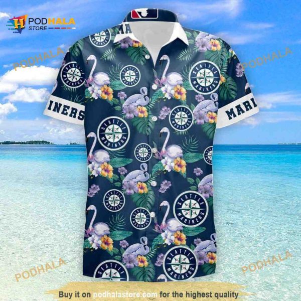 Seattle Mariners MLB Hawaiian Shirt Tropical Pattern Beach Gift For Baseball Fans