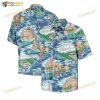 Seattle Mariners Navy Scenic 3D Funny Hawaiian Shirt