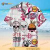 Skull With Houston Rockets Funny Hawaiian Shirt