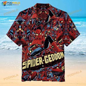 Spiderman 3D Funny Hawaiian Shirt