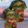 Spooky Dragon Pumpkin Halloween Beach Hawaiian Shirt