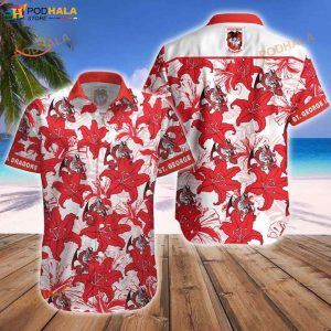 St. George Illawarra Dragons Mascot 3D Funny Hawaiian Shirt