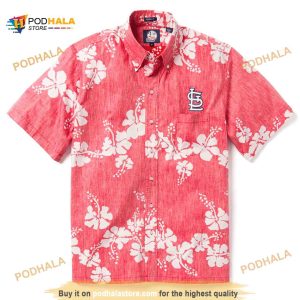 St. Louis Cardinals Funny Hawaiian Shirt Hibiscus Flower Pattern All Over Print