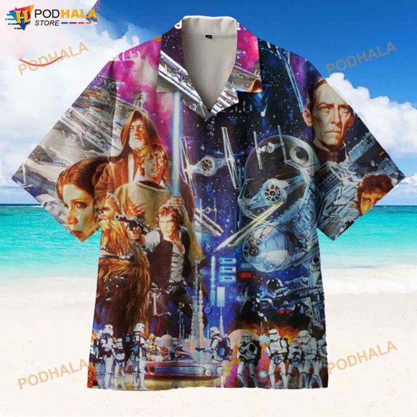 Star Wars Characters 3D Funny Hawaiian Shirt