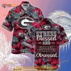 Stress Blessed And Georgia Bulldogs Obsessed UGA Funny Hawaiian Shirt