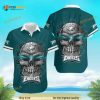 Sugar Skull NFL Philadelphia Eagles Funny Hawaiian Shirt