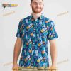 Summer Aloha Busch Light Funny Hawaiian Shirt Palm Leaves Pattern Beach Gift