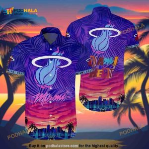 Summer Aloha NBA Miami Heat Hawaiian Shirt Beach Gift For Friend