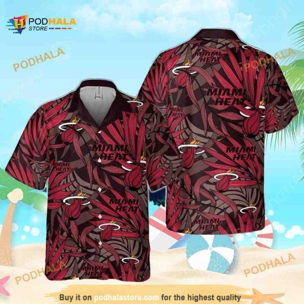 Summer Aloha NBA Miami Heat Hawaiian Shirt Gift For Beach Trip