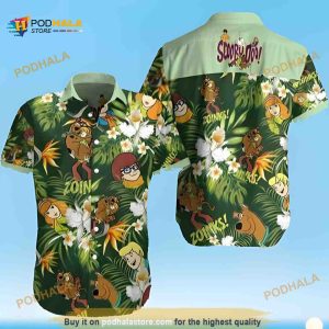 Summer Aloha Scooby Doo Zoinks Funny Hawaiian Shirt