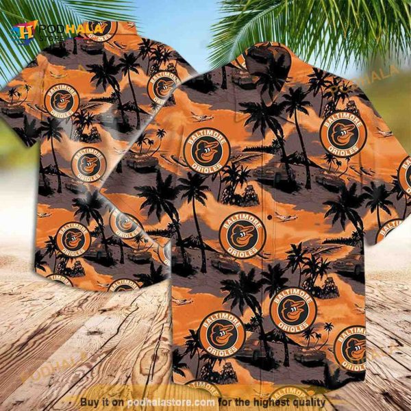 Summer Aloha Vintage MLB Baltimore Orioles Funny Hawaiian Shirt Practical Beach Gift