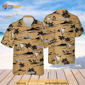 Summer Vibes Guinness Beer Funny Hawaiian Shirt Beach Pattern