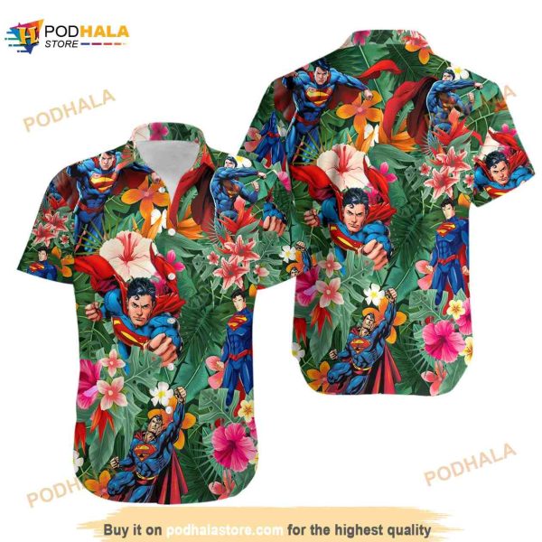 Superman Hawaiian Tee Shirt