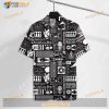 Sw Black And White Pattern Amazing Sw Funny Hawaiian Shirt