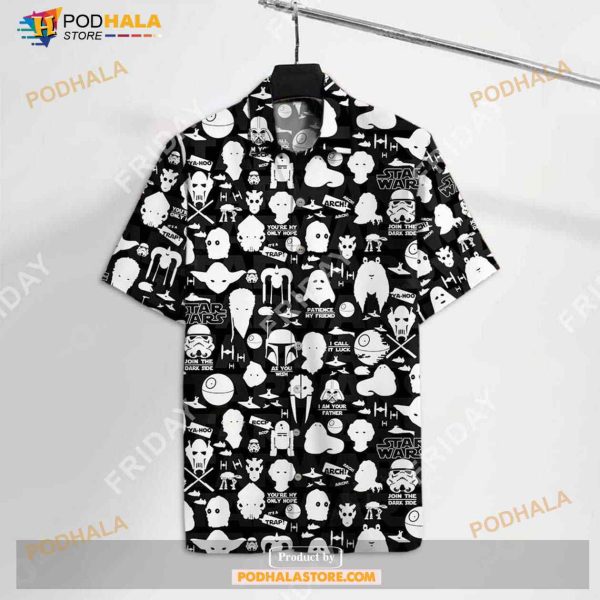 Sw Character Quote Cool High Quality Sw Funny Hawaiian Shirt