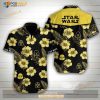 Sw Darth Vader Chewbacca Stormtrooper Heads Silhouette Funny Hawaiian Shirt