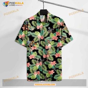 Sw Mandalore And Baby Yd Tropical Flowers Funny Hawaiian Shirt