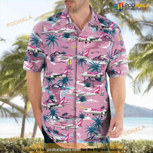 Swoop (airline) Boeing 737-800 Hawaiian Shirt Man