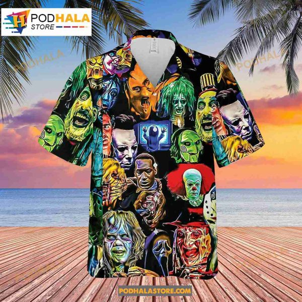 The Villain In A Horror Movie Horror Halloween Horror Horror Hawaiian Shirt