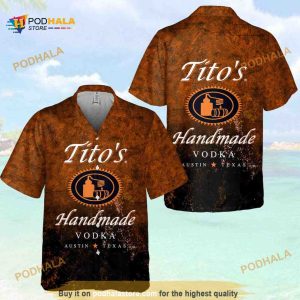 Tito’s Handmade Vodka Funny Hawaiian Shirt Gift For Beach Trip