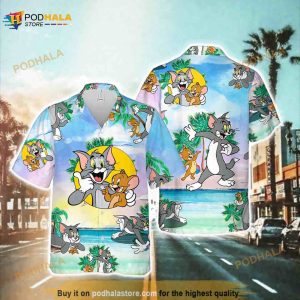 Tom And Jerry Funny Hawaiian Shirt