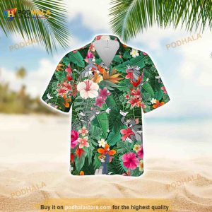 Tom Cat Funny Hawaiian Shirt