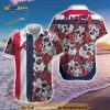 Trending Atlanta Braves Funny Hawaiian Shirt Skull And Roses Pattern