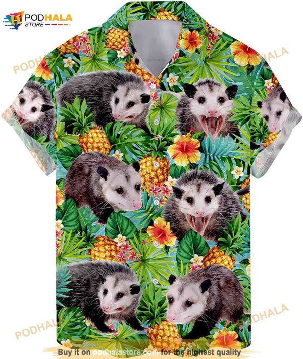 Tropical Animal Funny Hawaiian Shirt