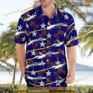 US Navy Boeing F-a-18e Super Hornet Of Vfa-81 Sunliners Hawaiian Shirt Outfit