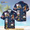 USA Flag Eagle Budweiser Beer Funny Hawaiian Shirt Beach Lovers Gift