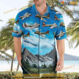 United States Army Air Forces Boeing B-17 Flying Fortress Bomber Hawaiian Shirt Man