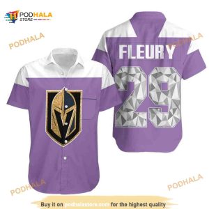 Vegas Golden Knights NHL Hawaiian Shirt Marc-Andre Fleury 29