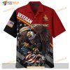 Veteran Eagle Red Funny Hawaiian Shirt