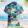 Viking Surfing Hawaiian Tropical Summer Shirt