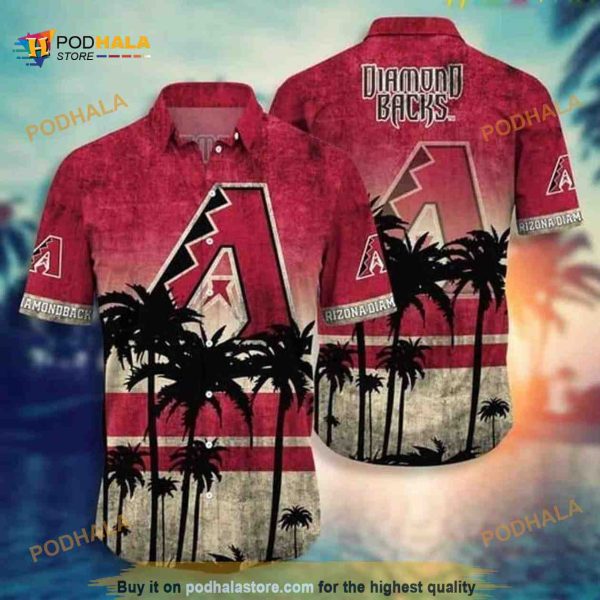 Vintage Arizona Diamondbacks MLB Hawaiian Shirt