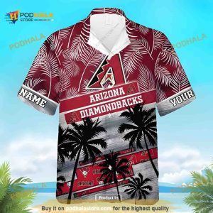 Vintage Arizona Diamondbacks MLB Hawaiian Shirt