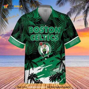 Vintage Boston Celtics Funny Hawaiian Shirt Best Beach Gift