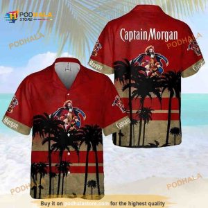 Vintage Captain Morgan Funny Hawaiian Shirt All Over Print