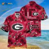 Vintage Georgia Bulldogs UGA Funny Hawaiian Shirt Palm Trees