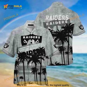 Vintage Las Vegas Raiders Funny Hawaiian Shirt Gift For Beach Trip