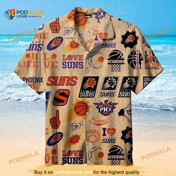 Vintage Phoenix Suns Funny Hawaiian Shirt Beach Lovers Gift