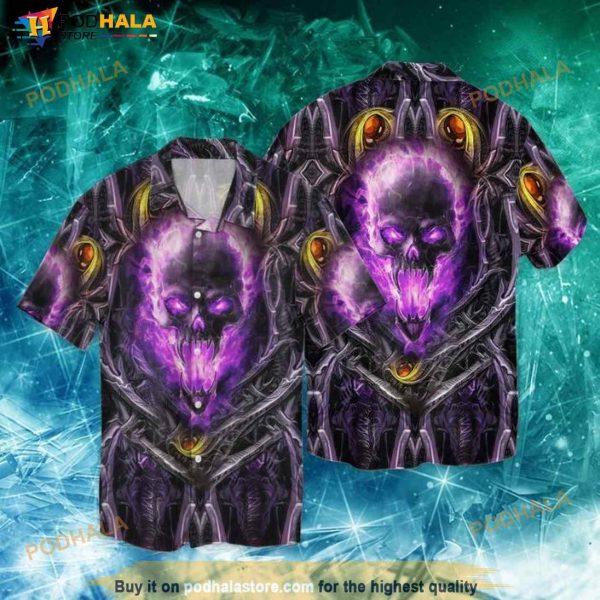 Violet Ghost Hawaiian Shirt