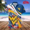 West Virginia Mountaineers NCAA Hibiscus Sport Style Funny Hawaiian Shirt