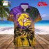 Western Illinois Leathernecks NCAA Coconut Tree Tropical Grunge Funny Hawaiian Shirt