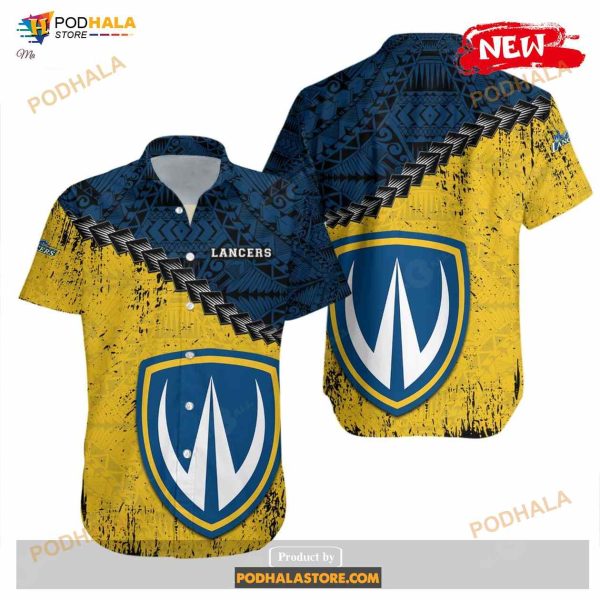 Windsor Lancers NCAA Grunge Polynesian Tattoo Funny Hawaiian Shirt