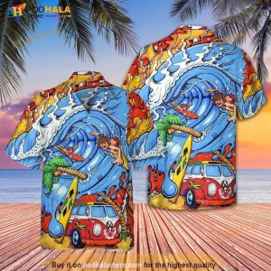 Windsurfing Summer Beach Tropical Hawaiian Shirt