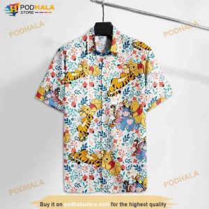 Winnie The Pooh A Big Hug With Friends Hawaiian Shirt