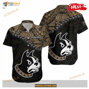 Wofford Terriers NCAA Grunge Polynesian Tattoo Funny Hawaiian Shirt