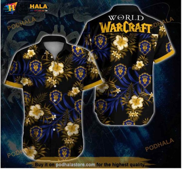 World Of Warcraft Alliance Hawaiian Shirt